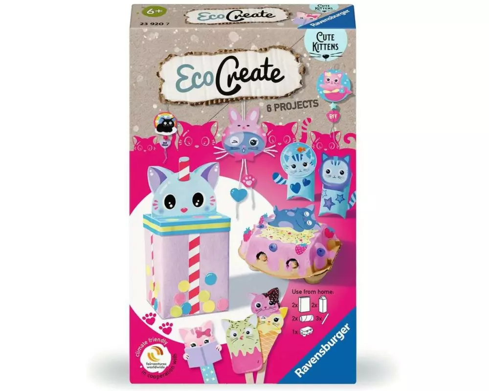 Ravensburger Bastelset EcoCreate – Cute Kittens