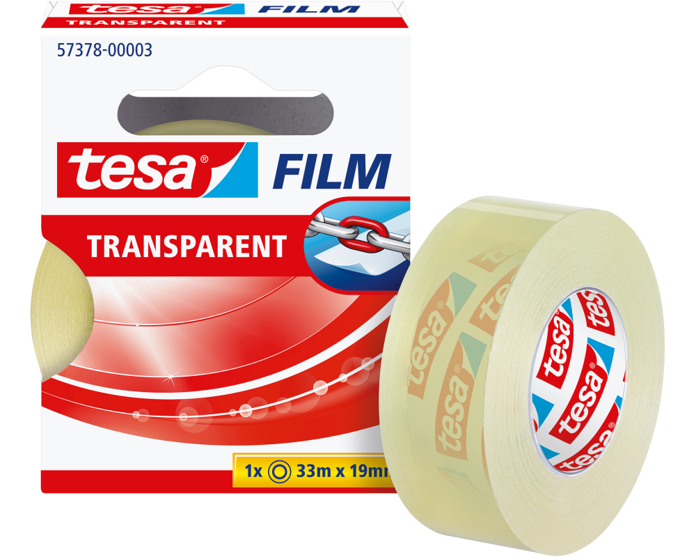TESA tesafilm 19mmx33m 573780000 Refill transparent