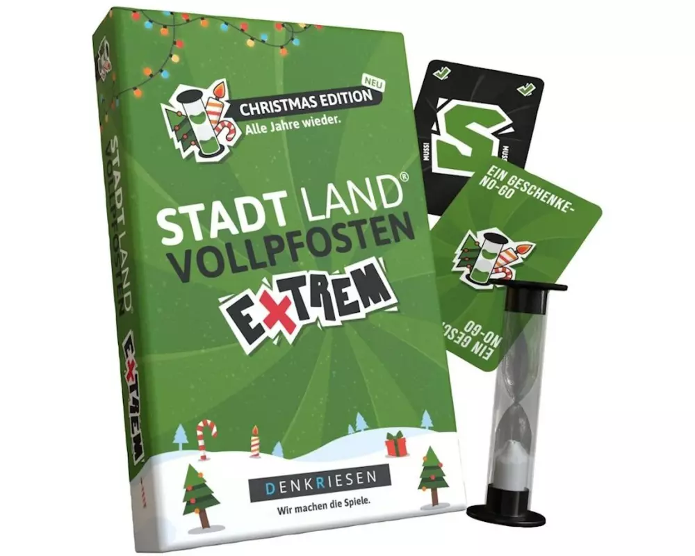 Denkriesen Stad Land Vollpfosten – Extrem Christmas Edition (d)
