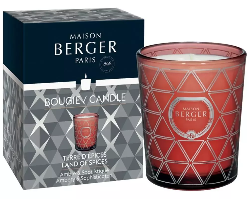 Maison Berger Duftkerze Géode Paprika – Würzige Welten 180 g
