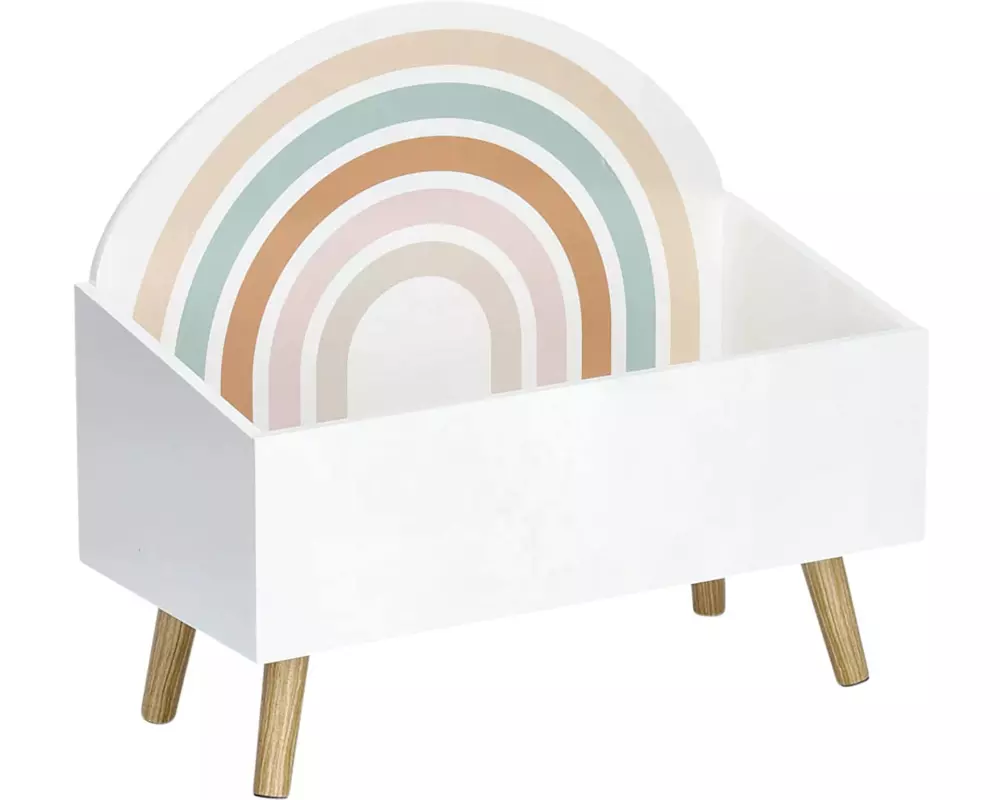 Zeller Present Kinder-Aufbewahrungstruhe Rainbow 58 x 28 x 52 cm