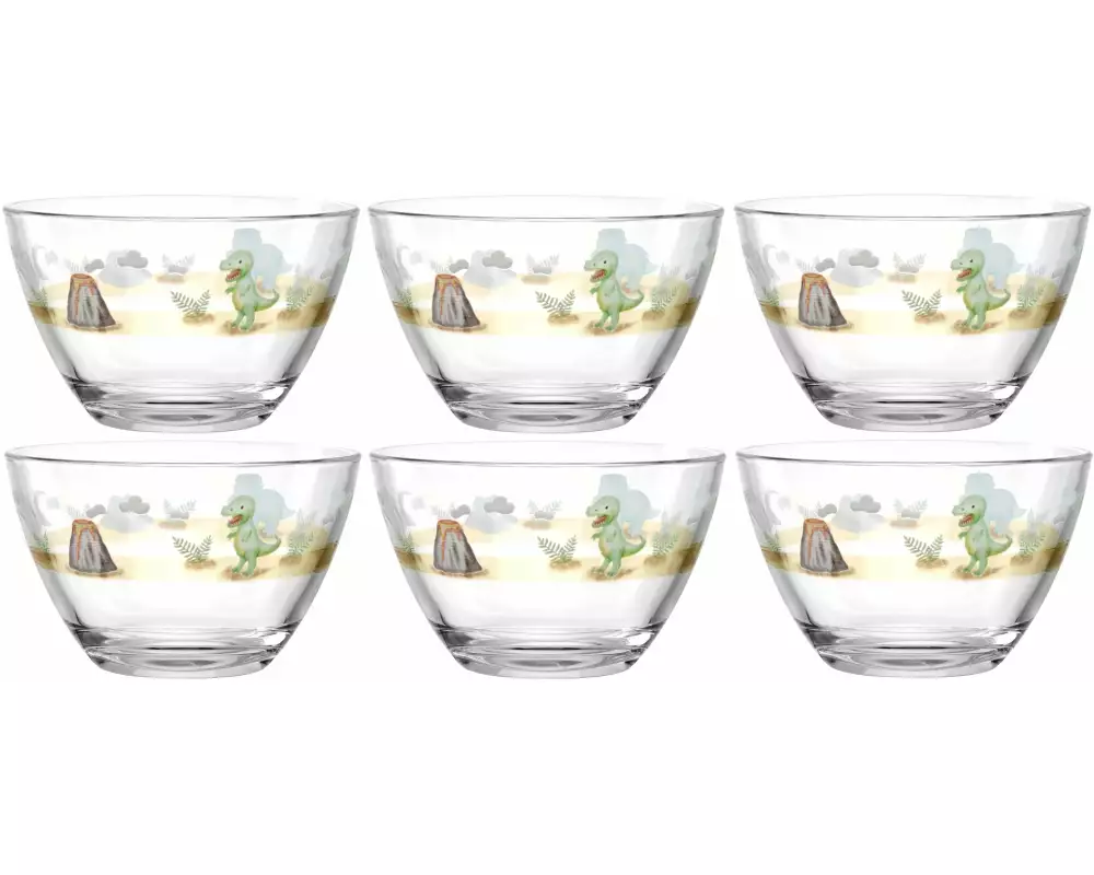 Leonardo Kinderschale Avventura 400 ml, 6 Stück, Dinosaurier