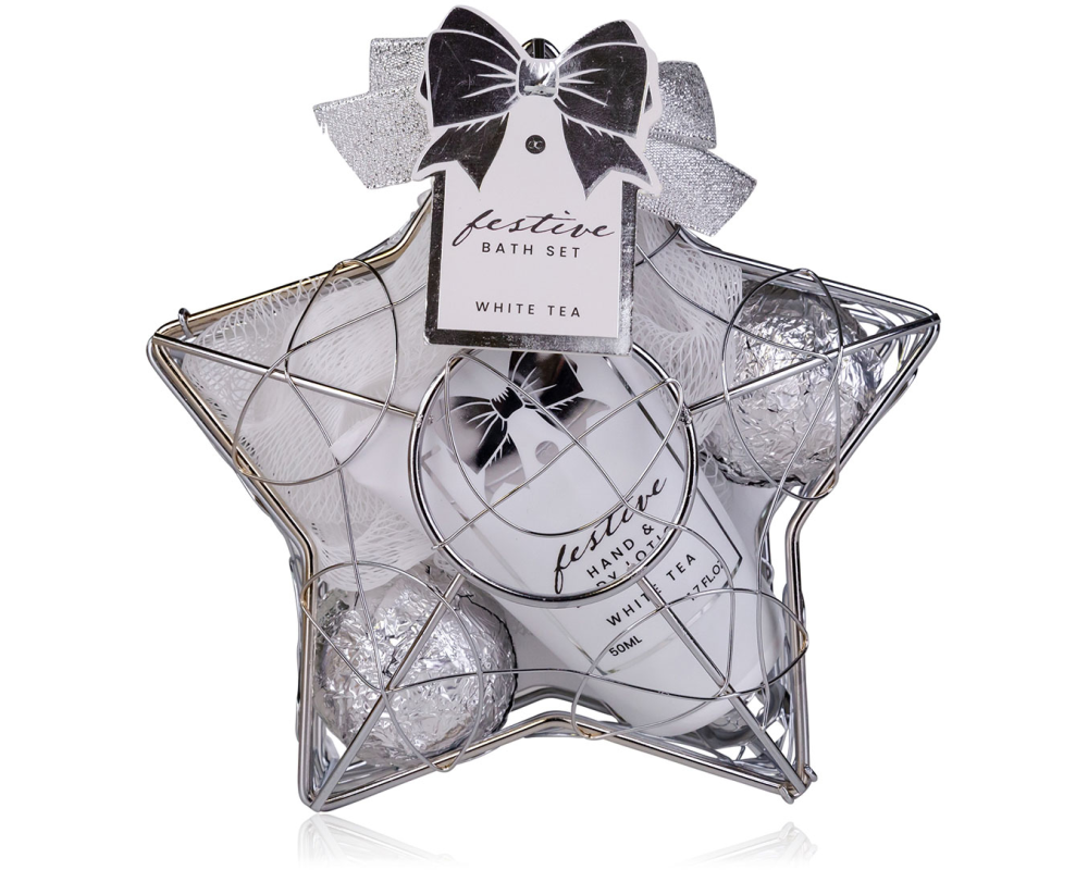 ACCENTRA Badeset 6056715 Festive, silber