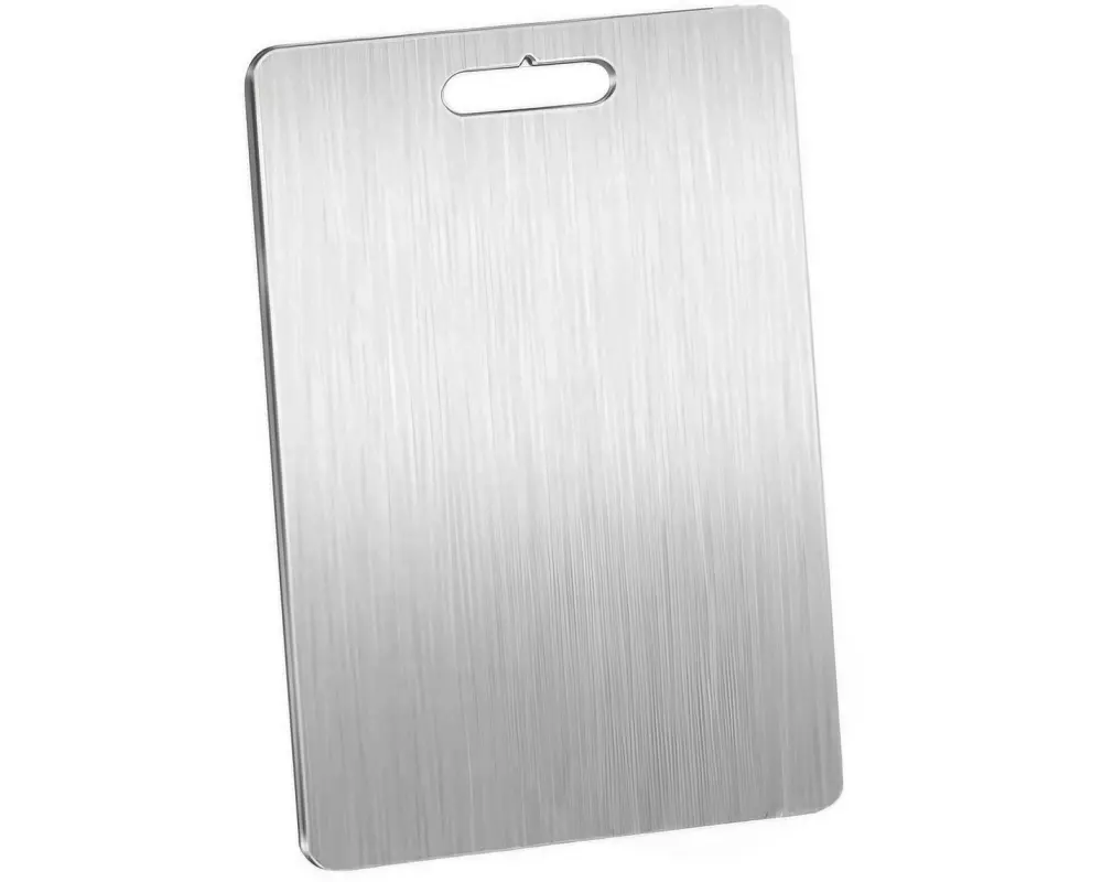 Hermia Schneidebrett aus Edelstahl 24 cm x 34 cm