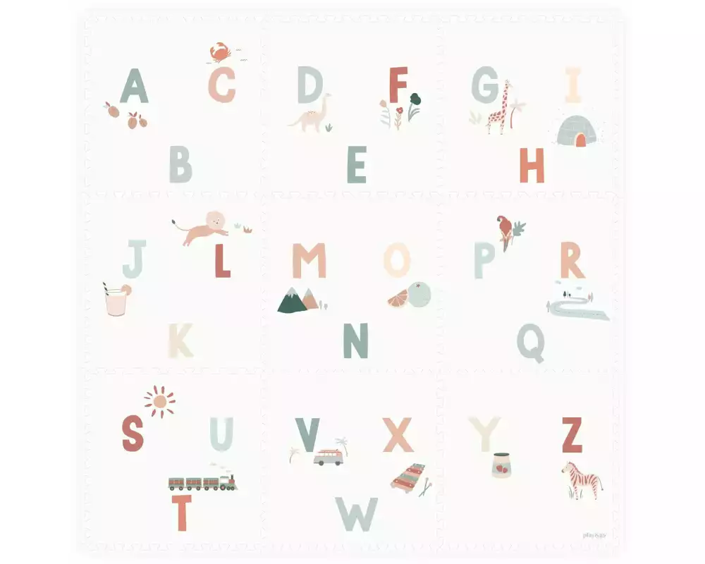 Play&Go Puzzlematte Alphabet 180 x 180 cm