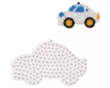 Hama Bügelperlen Platten Midi-Auto Weiss