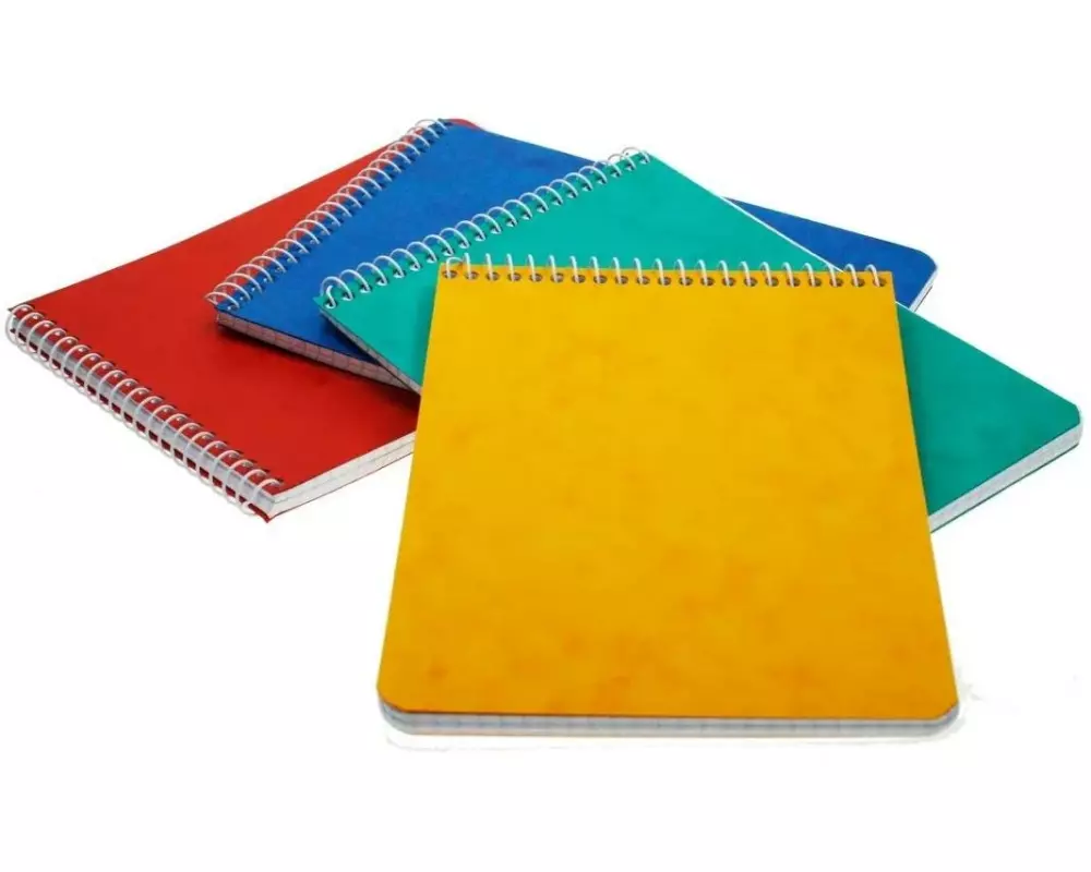 Büroline Notizheft 12.1 × 9.1 cm Quer, kariert, assortiert
