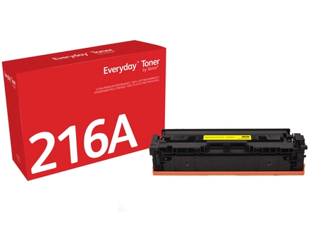 Everyday Yellow Toner by compatible with HP 216A (W2412A), Standard capacity. Black toner page yield: 850 pages, Colour toner page yield: 850 pages, Printing colours: Yellow, Quantity per pack: 1 pc(s)