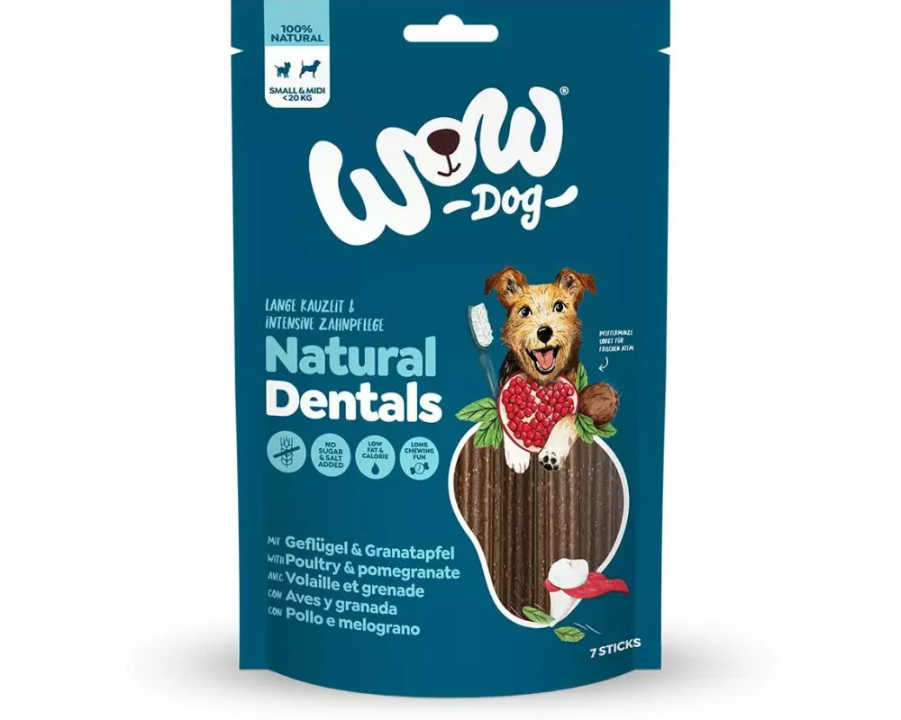 WOW Natural Dentals Geflügel S&M 195 g