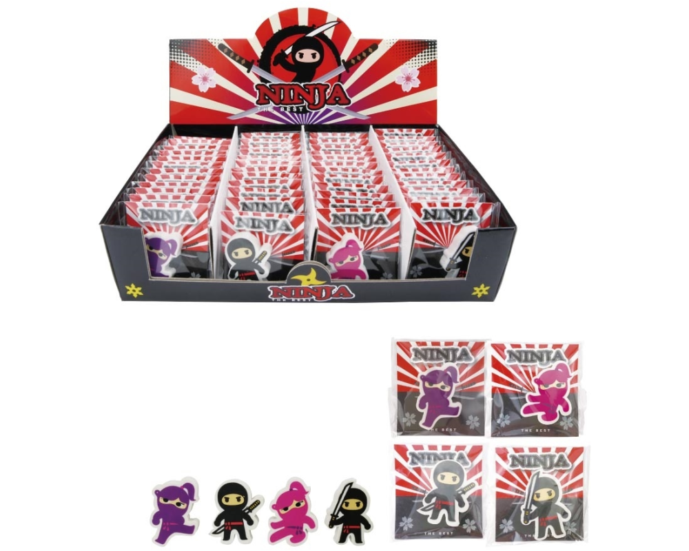 ROOST Radiergummi Ninja NAE-003 assiortiert