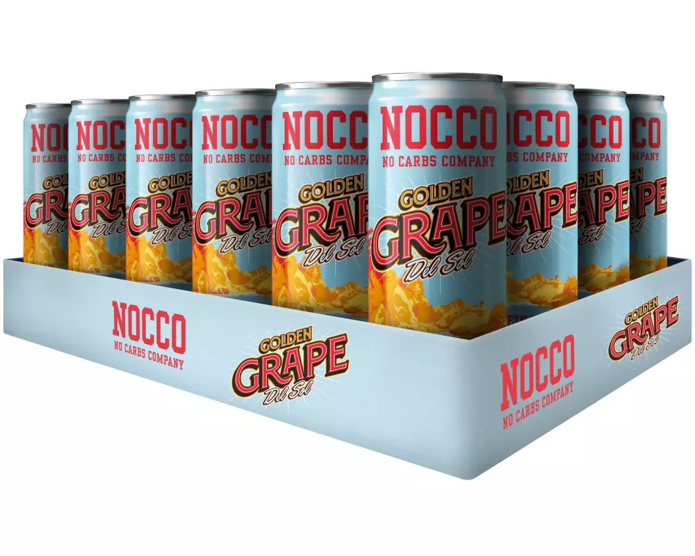 NOCCO Getränk BCAA Golden Grape Del Sol 24 x 0.33 l