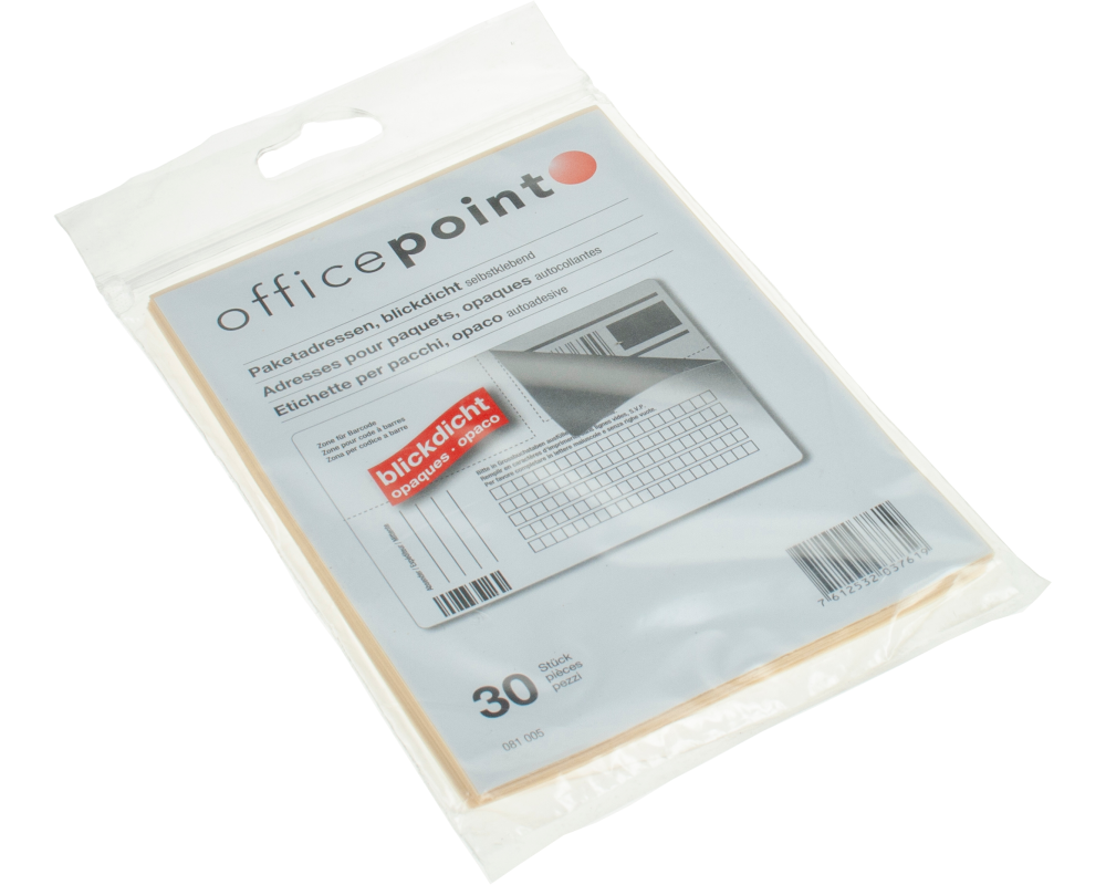 NEUTRAL Paketadresse 105x148mm 081005 blickdicht