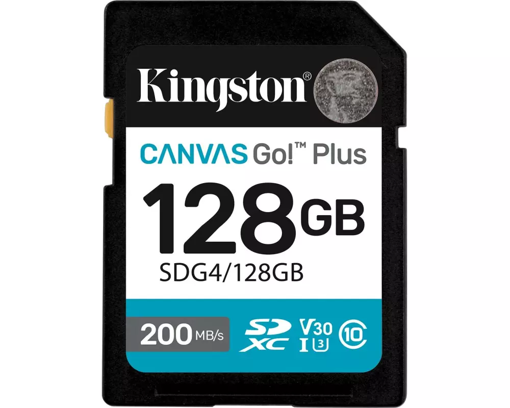 Kingston SDXC-Karte Canvas Go! Plus 128 GB