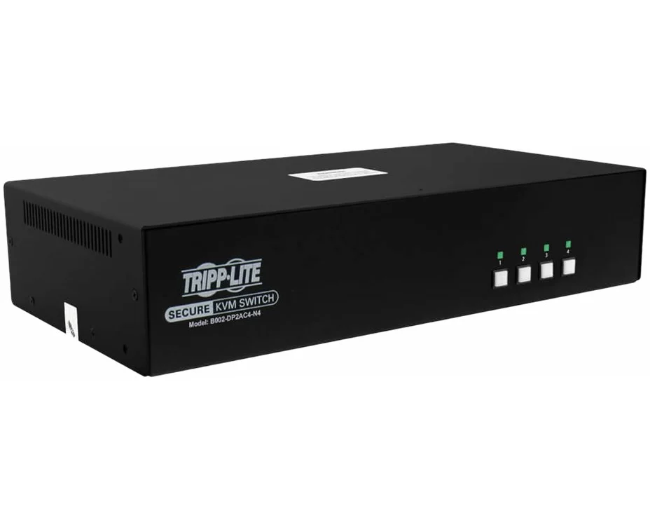 EATON TIPPLITE Secure NIAP KVM Switch, DP-to-DP, 4-Port, 4K Audio