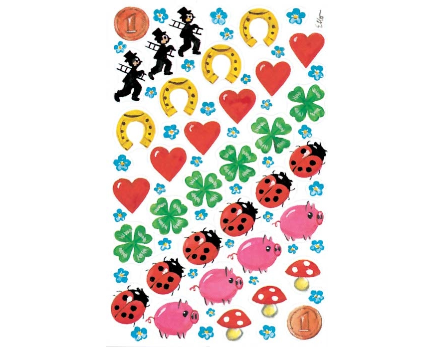 Z-DESIGN Sticker Creative 4413 Glückssymbole 3 Stück