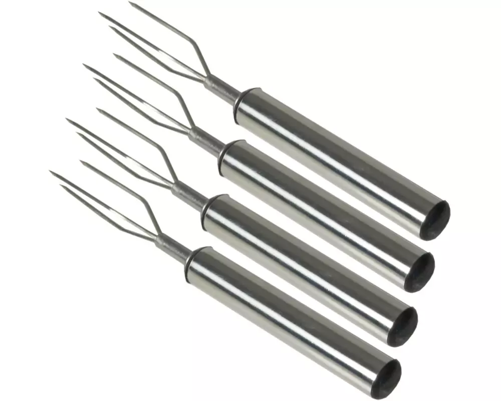 Nouvel Kartoffelgabel Inox 4 Stück, Silber