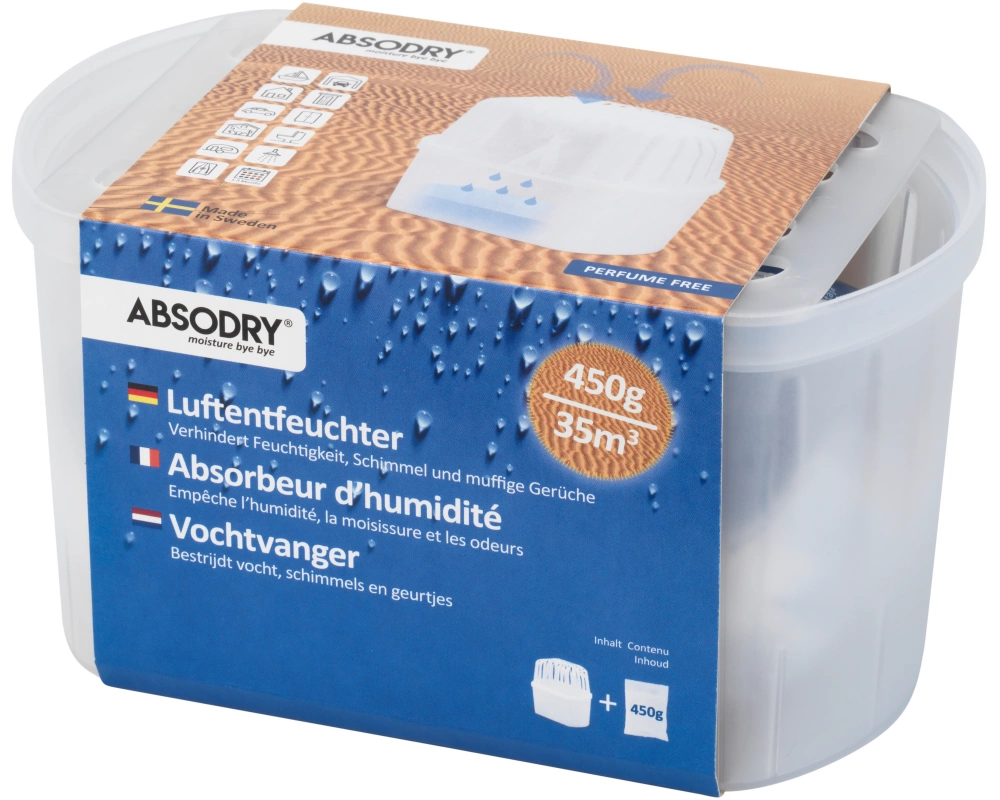 ABSODRY Luftentf. Mini Compact 450g 456.530354.00 transparent