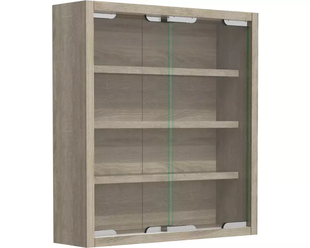 VCM Vitrine Agisa S 37 x 40 cm, Eiche