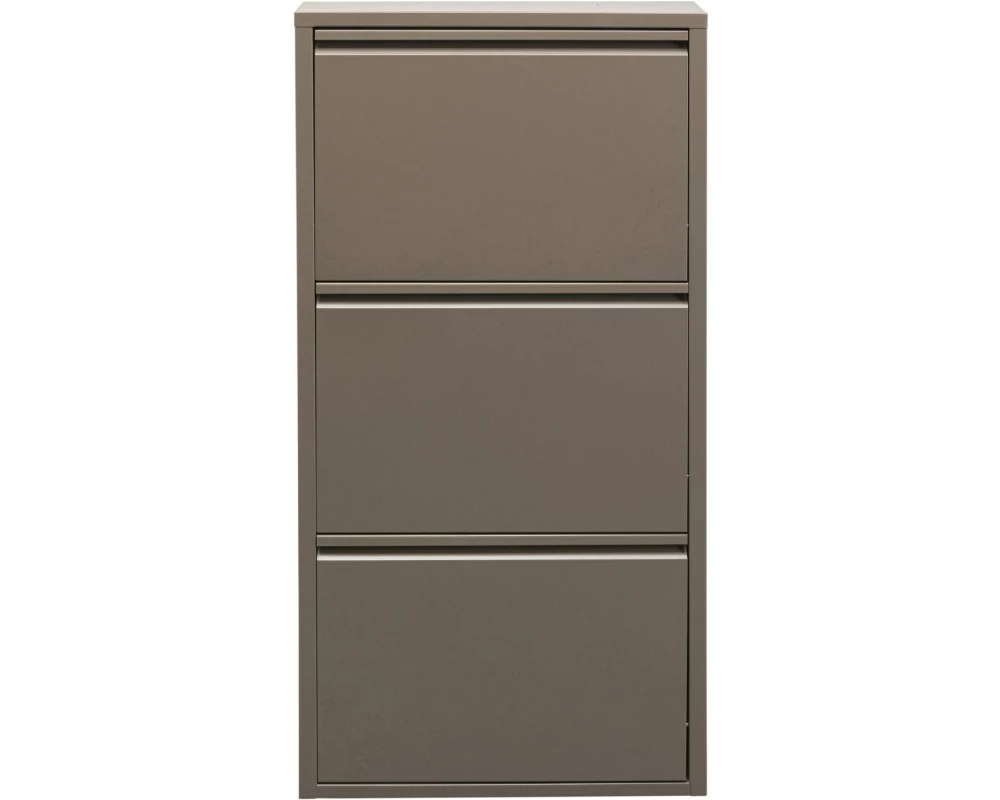 Kare Schuhschrank Caruso 3-er, 50 x 103 cm, Braun