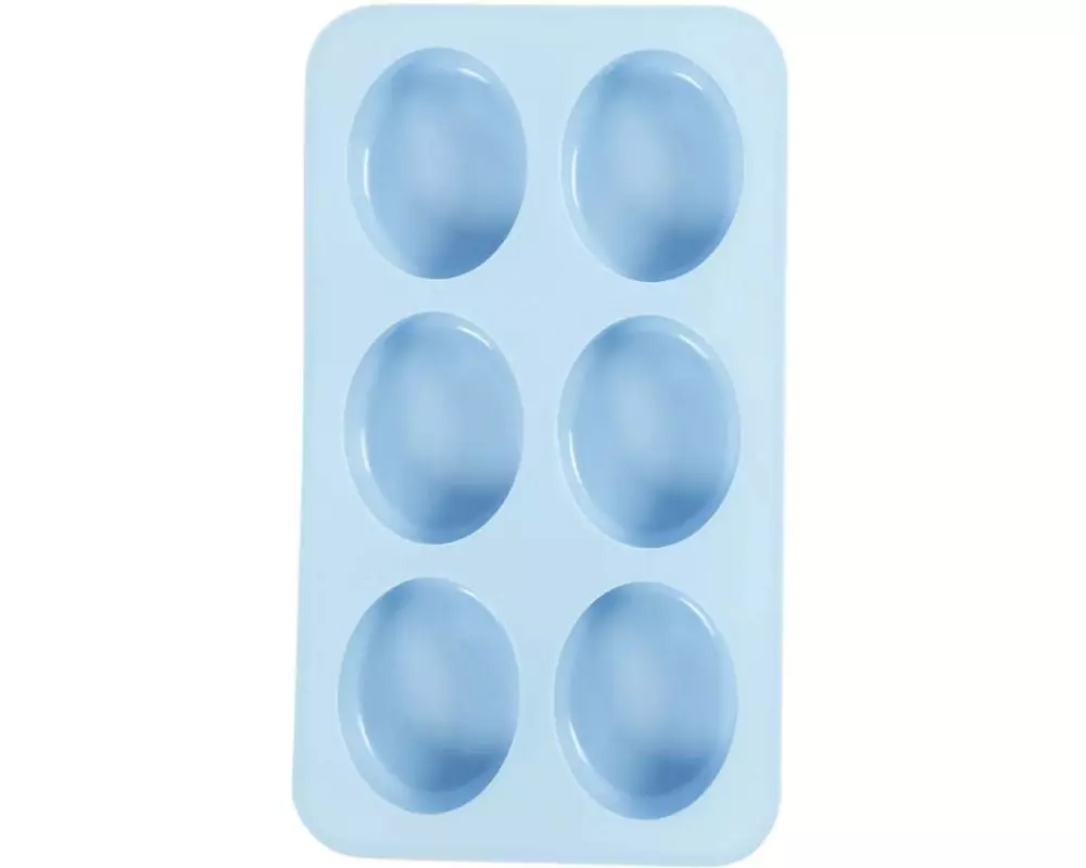 Creativ Company Giessform Oval 6 x 7.7 x 2.3 cm, Silikon