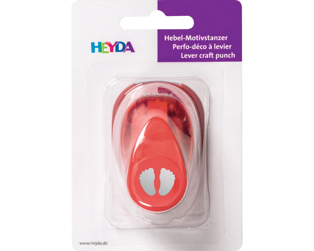 HEYDA Motivstanzer klein 1.7 cm 203687422 Füsse