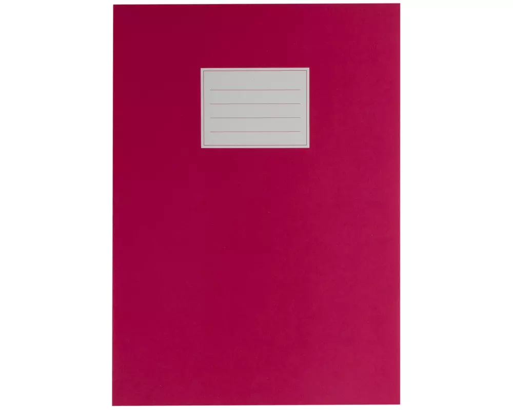 office focus Schulheft A4, Kariert, Rot, 10 Stück