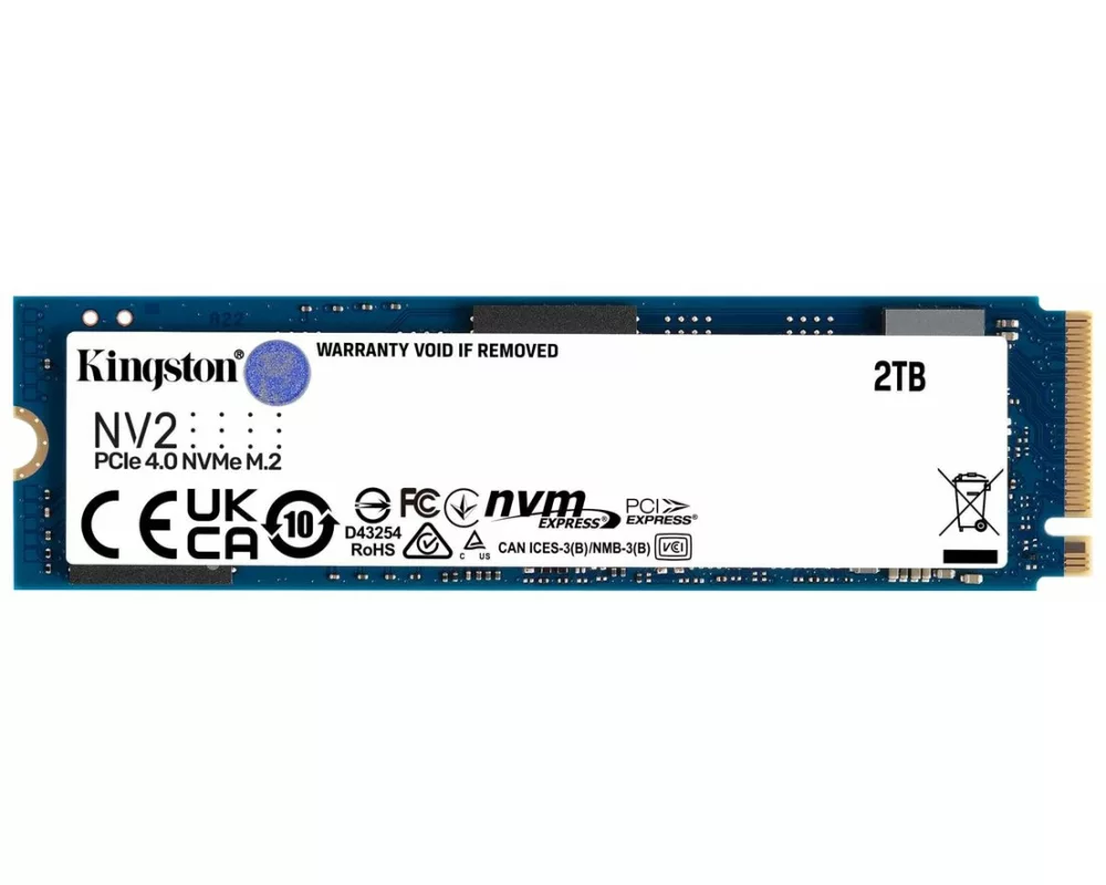 Kingston 2TB, NV2, M.2 2280, PCIe 4.0, NVMe, SSD