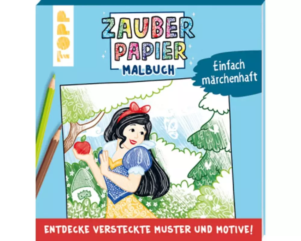 Frechverlag Malbuch Zauberpapier märchenhaft 48 Seiten