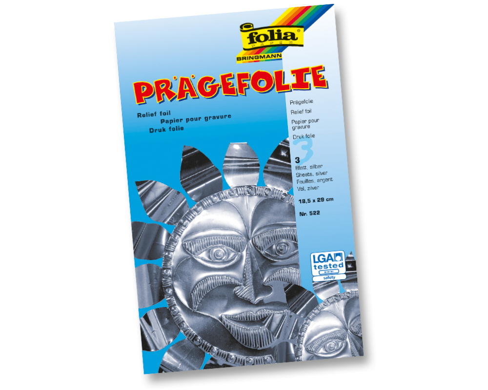 KNORR PRANDELL Prägefolie, Mappe 18,5x29cm 218260095 silber 3 Stück
