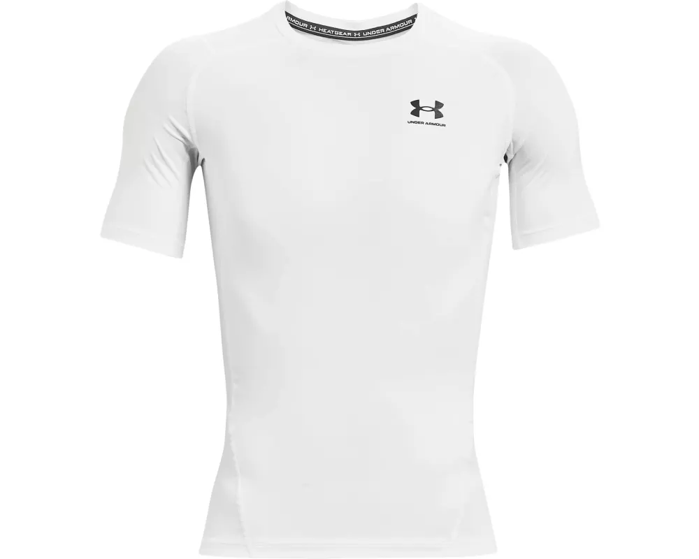 UNDER ARMOUR Kurzarmshirt HeatGear Short Sleeve Weiss, M