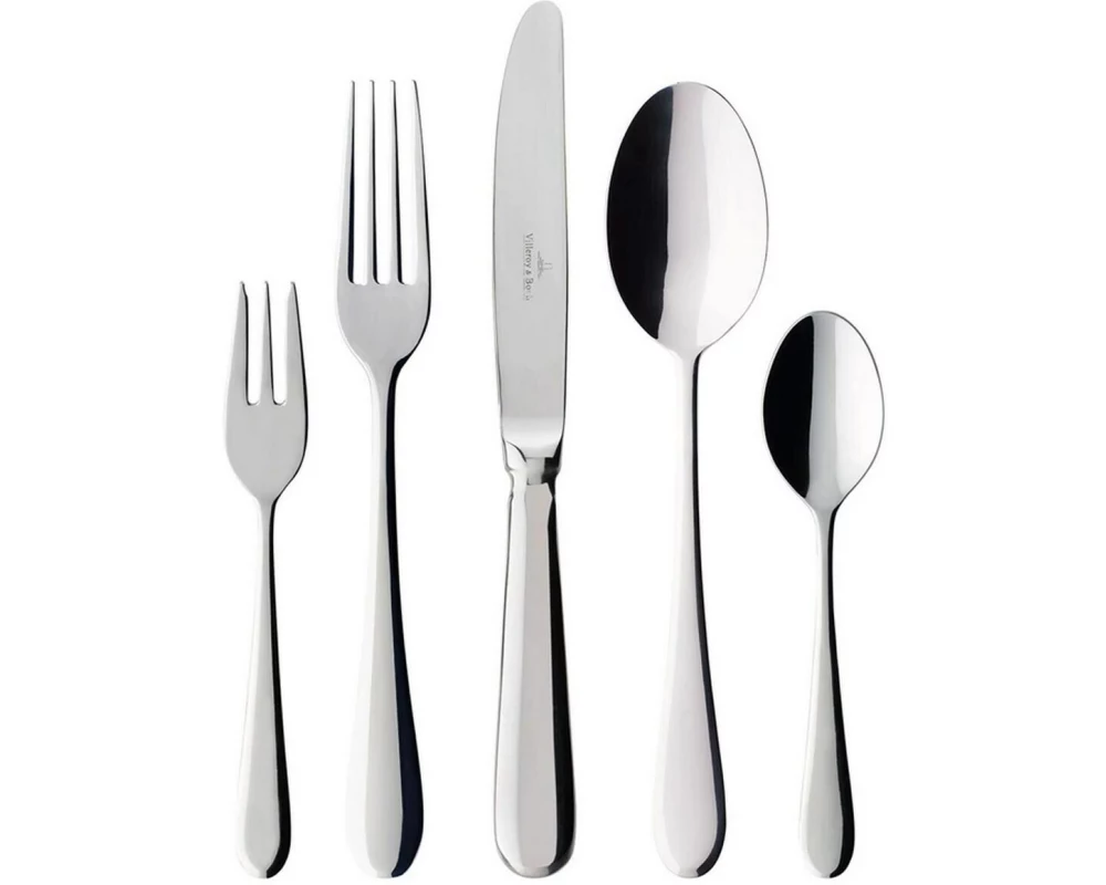 Villeroy & Boch Besteck-Set Oscar Tafelbesteck 30-teilig, Silber