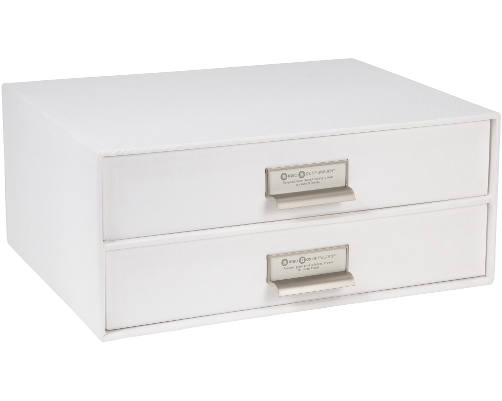 BIGSO BOX OF SWEDEN Schubladenbox Birger 943145544 2 Schubladen, weiss
