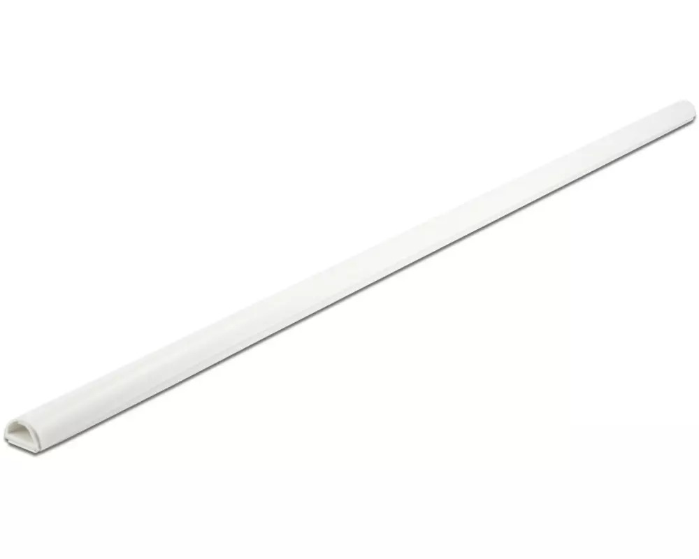 Delock Kabelkanal selbst-schliessend, -klebend 1 m x 15 mm Weiss