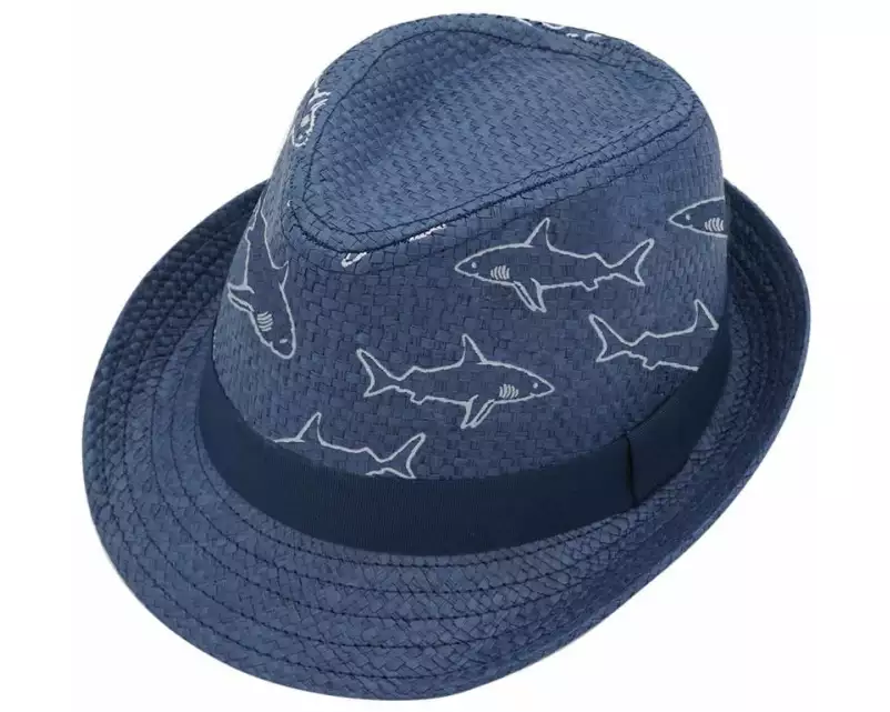maximo Strohhut Shark Dunkelmarine Gr. 55