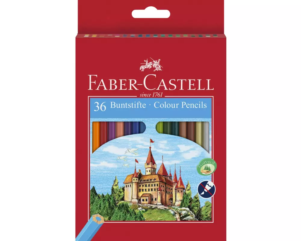 Faber-Castell Farbstifte Castle Eco 36 Stück
