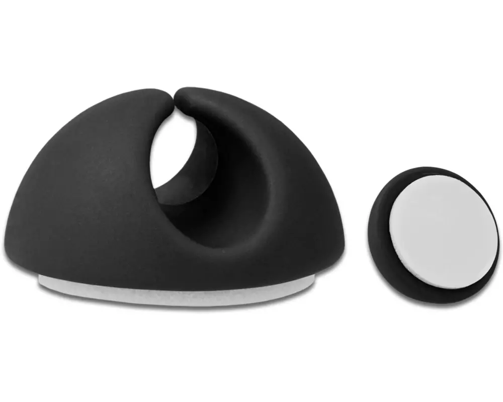 Delock Kabelhalter 35mm, für 1 Kabel, selbstklebend 6 Stück