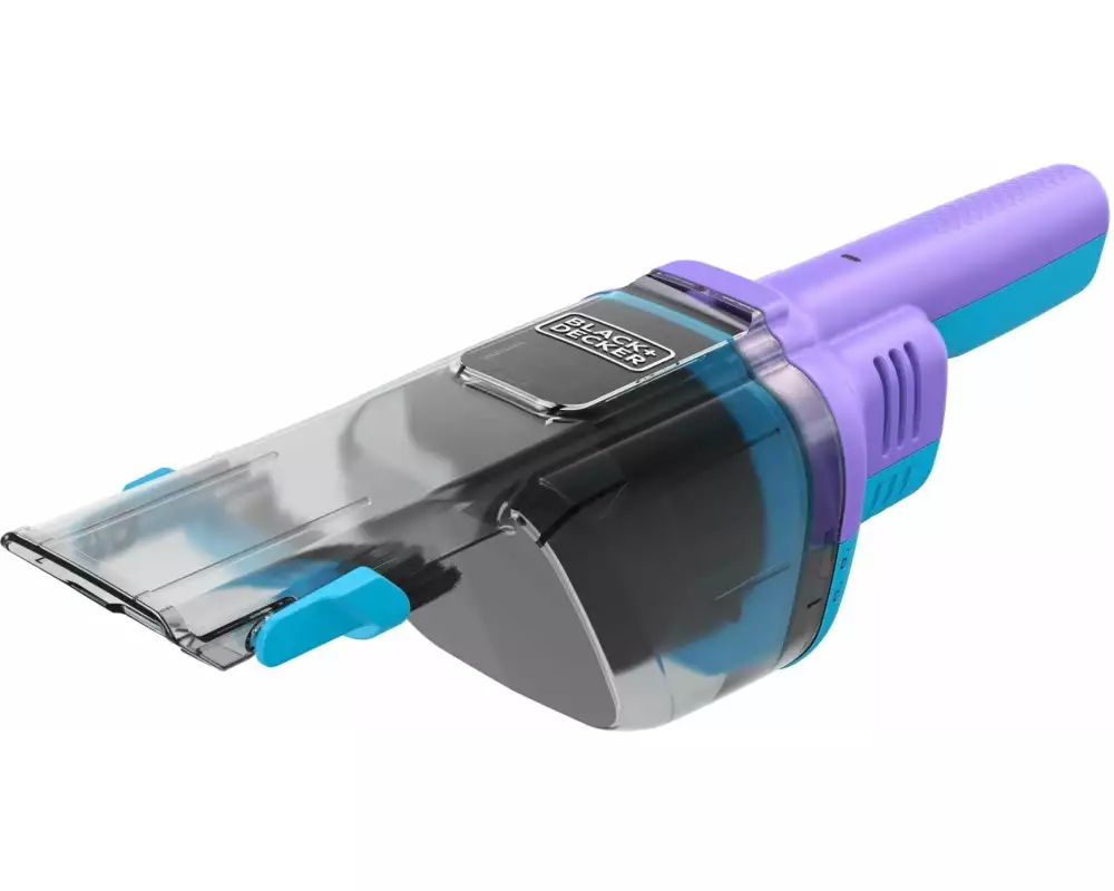 Black & Decker Akku-Handsauger NVD220BP-QW Hellblau/Violett