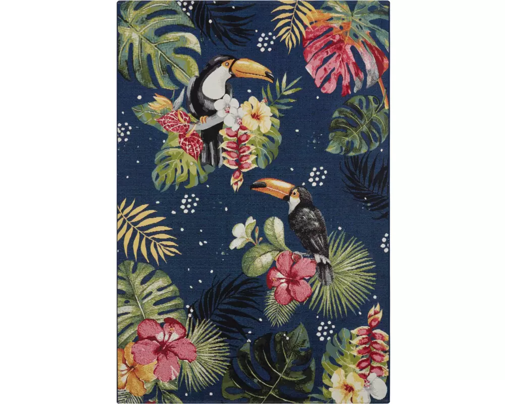 Hanse Home Teppich Tropical Dream 120 cm x 180 cm, Mehrfarbig