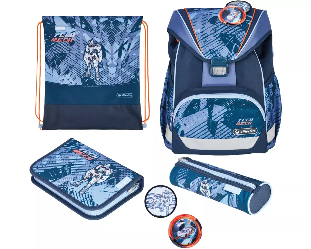 Herlitz Schulthek-Set UltraLight Plus TechMech 16 l