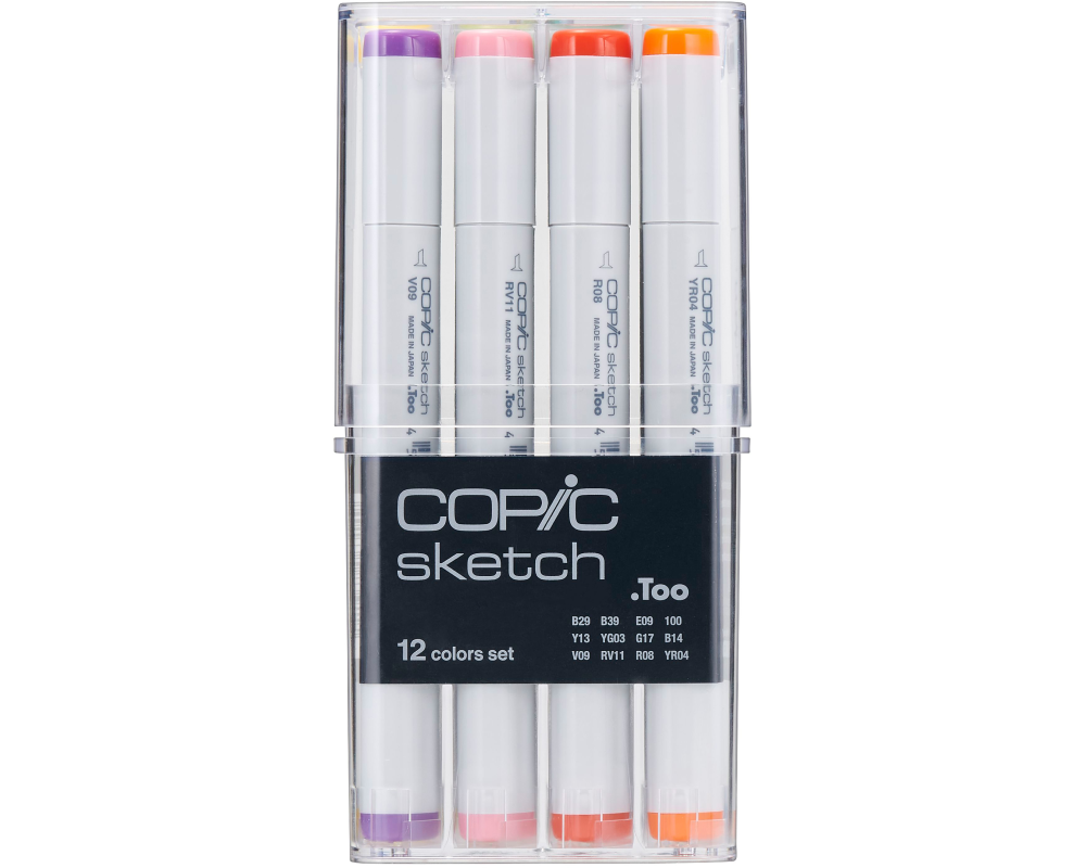 COPIC Marker Sketch 2107502 Set, 12 Stück