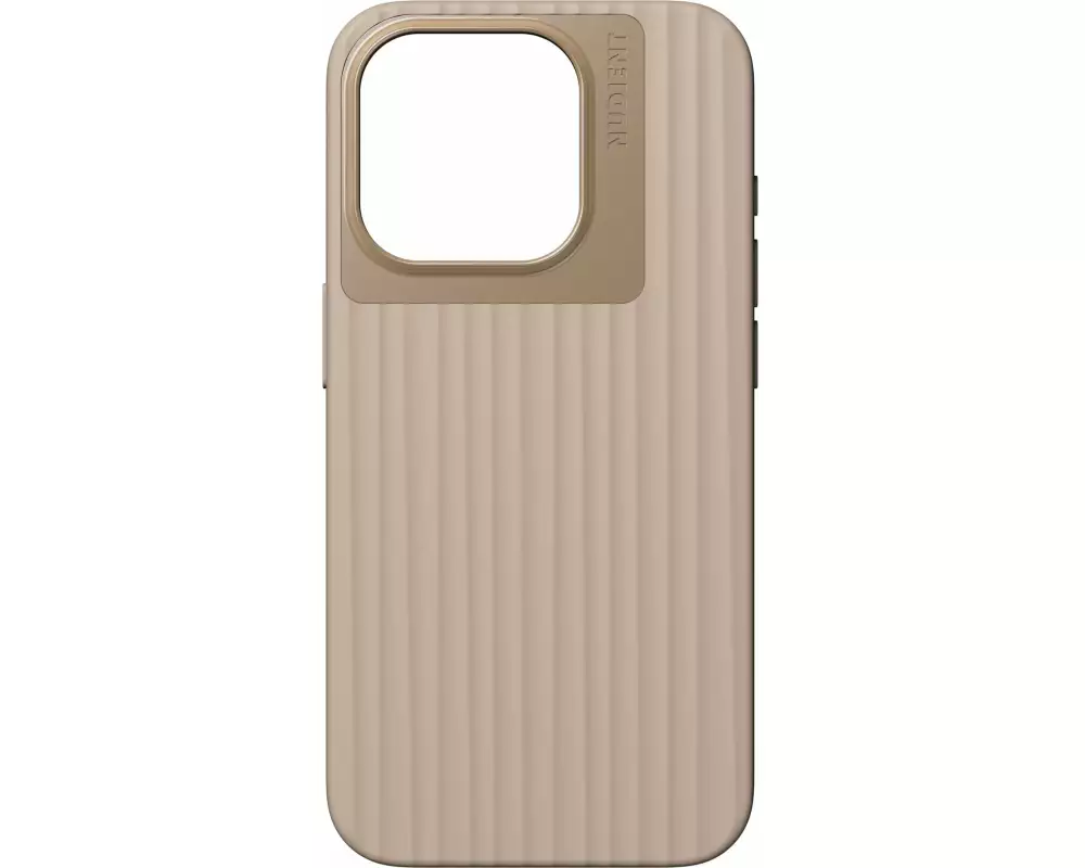 Nudient Back Cover Bold Case iPhone 15 Pro Linen Beige