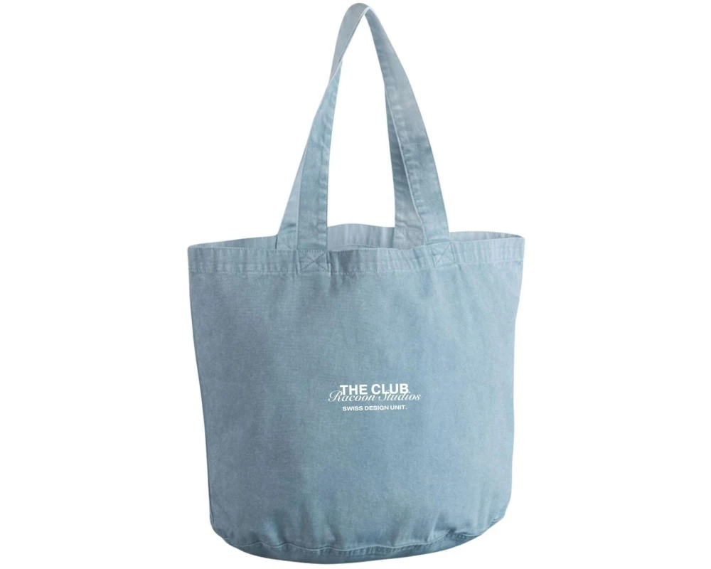 Racoon Handtasche Club Bag Light Denim, 38 x 34 x 21 cm