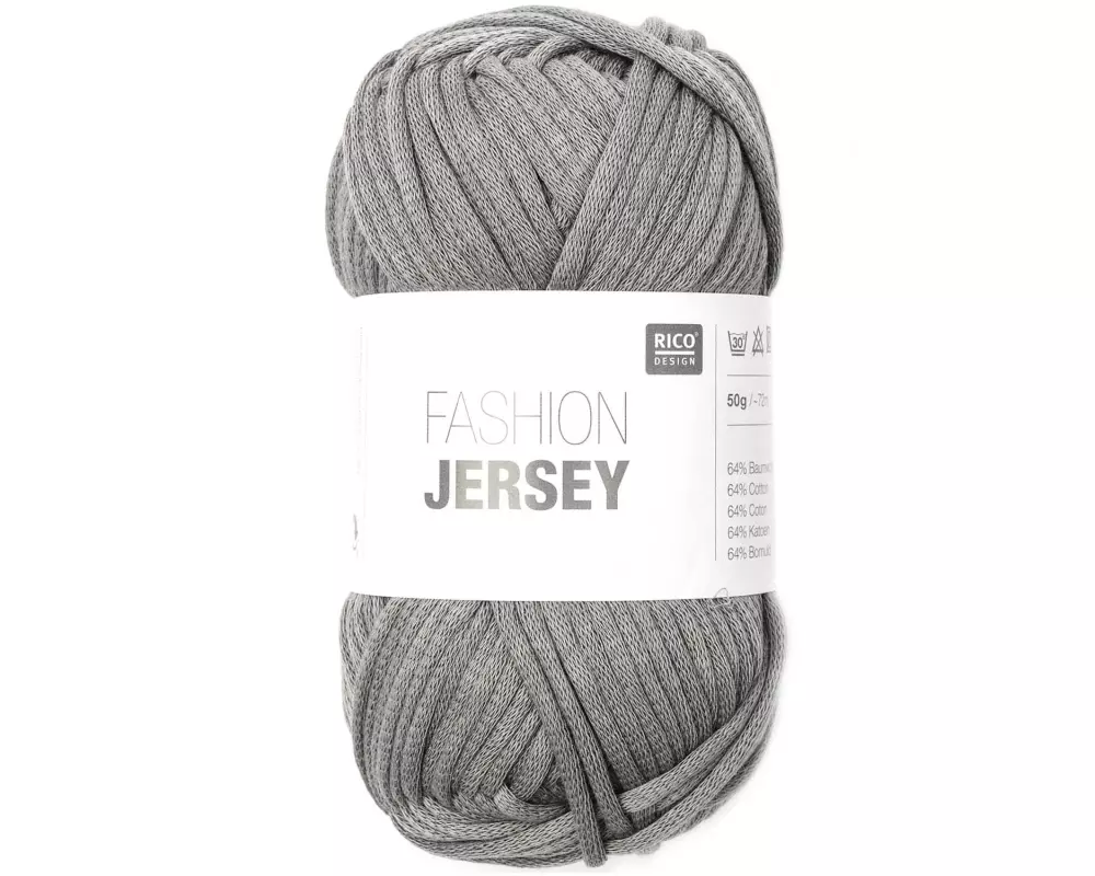Rico Design Wolle Fashion Jersey 50 g Grau