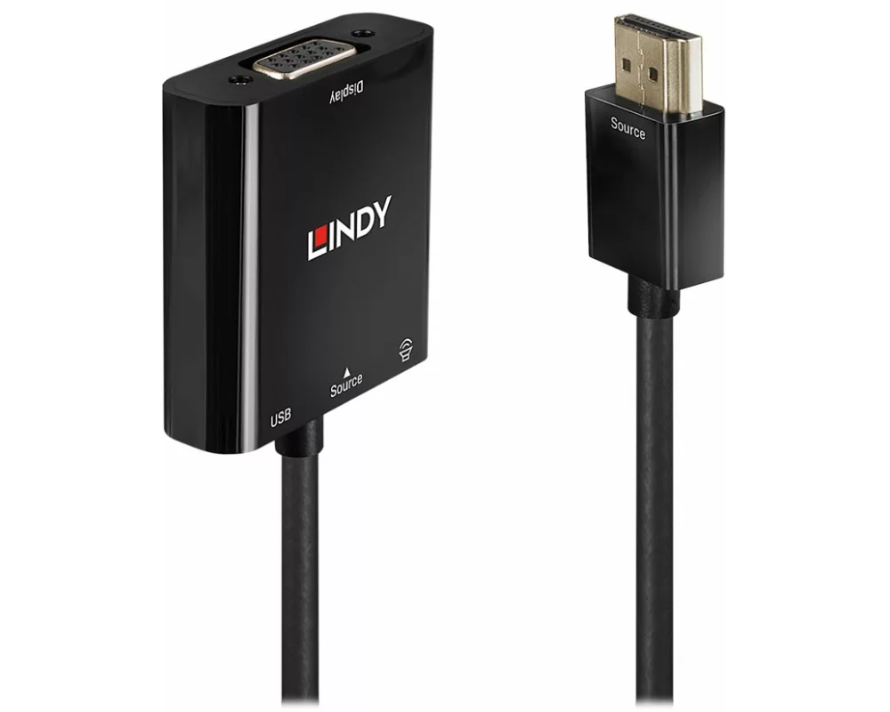 LINDY HDMI to VGA, and Audio Converter, 1080p