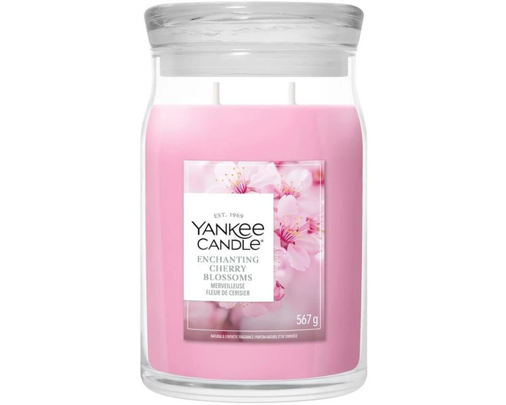 Yankee Candle Signature Duftkerze Enchanting Cherry Blossom Signature Large Jar