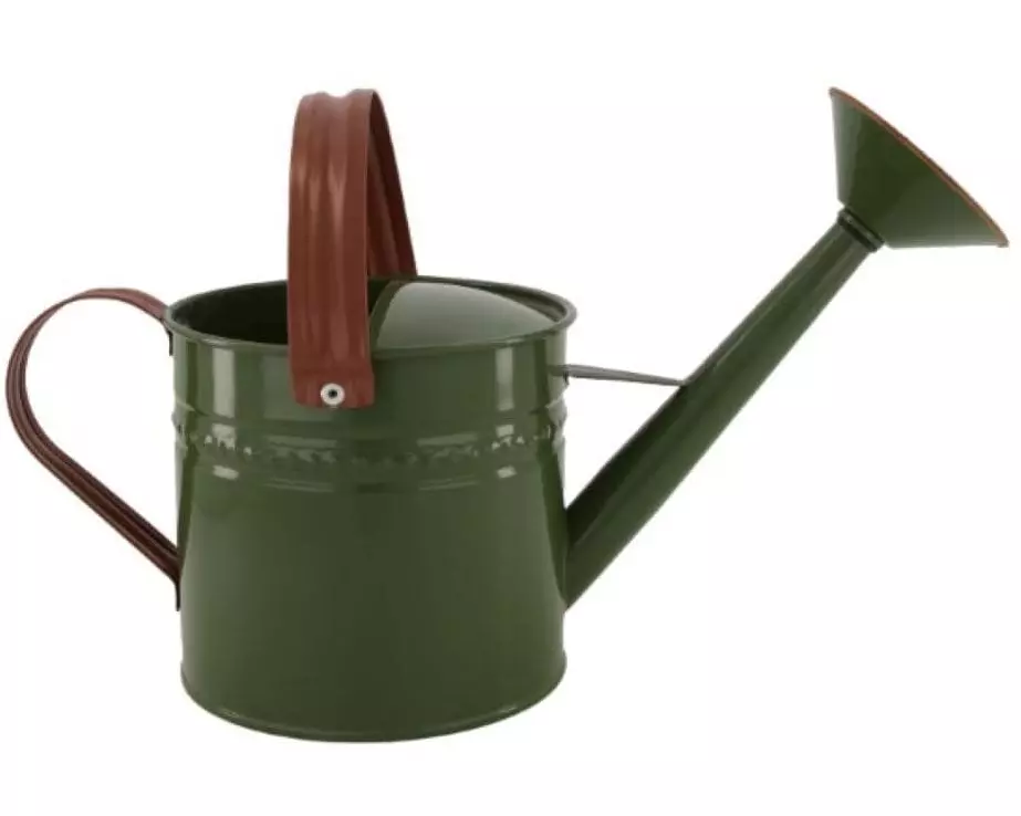 CHALET Giesskanne Flavi 25 cm, Braun/Olivgrün