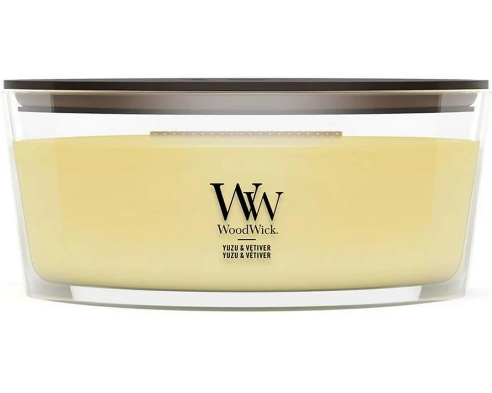 Woodwick Duftkerze Yuzu & Vetiver Ellipse
