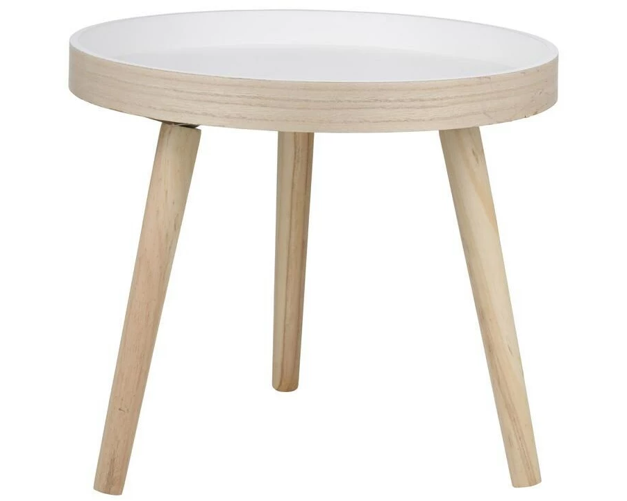 Arti Casa Beistelltisch 40 x 36 cm, Weiss