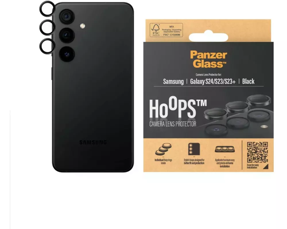 Panzerglass Lens Protector Rings HOOPS Samsung Galaxy S24