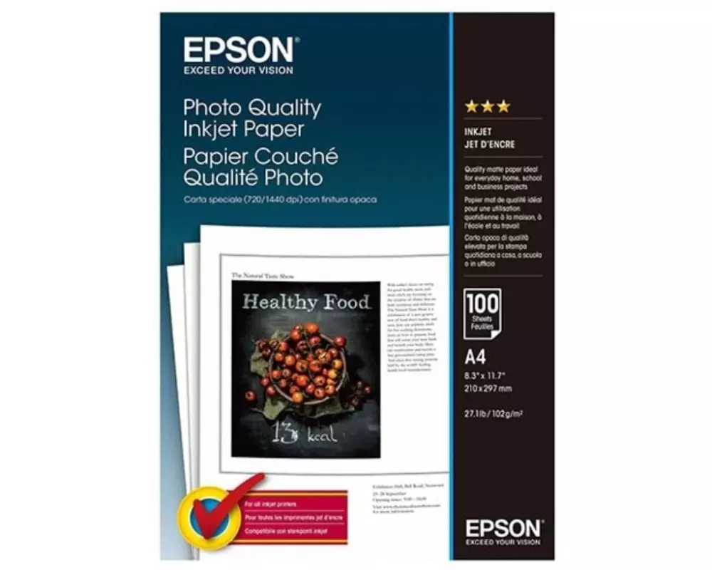 Epson Fotopapier A4 102 g/m² 100 Stück